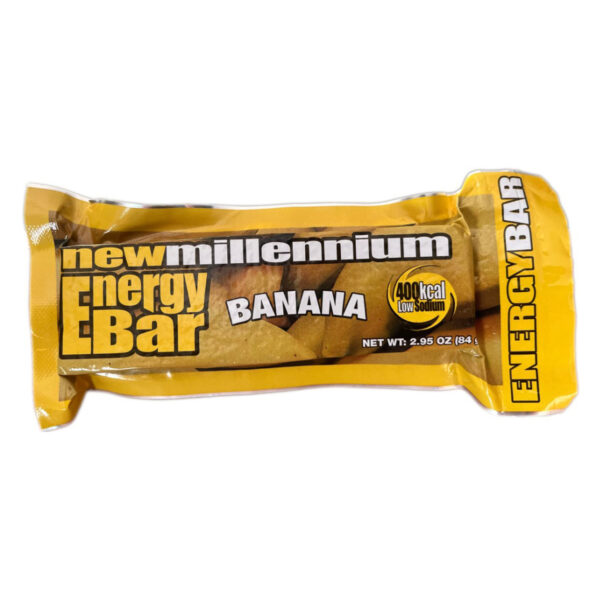 Millennium Food Bars - Banana 6-pack- 400 calories per bar