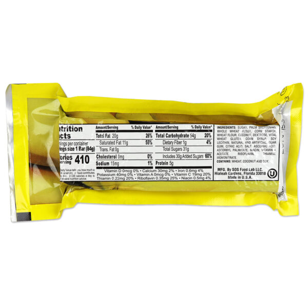Millennium Food Bars - Banana 6-pack- 400 calories per bar - Image 3