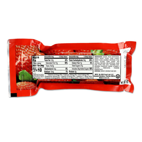 Millennium Food Bars - Strawberry 6-pack- 400 calories per bar - Image 3