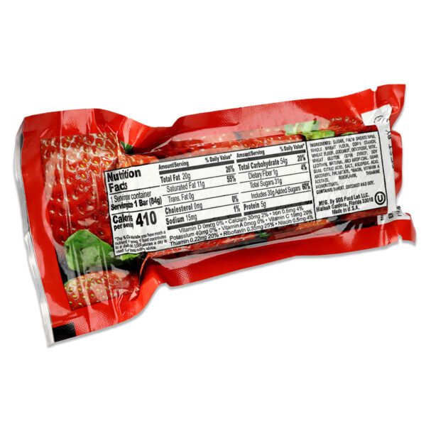 Millennium Food Bars - Strawberry 6-pack- 400 calories per bar - Image 2