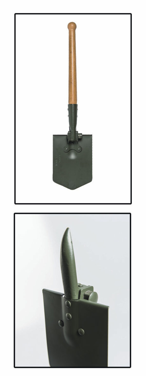 MIL-TEC® GERMAN STYLE FOLDING SHOVEL W/PICK - Image 2