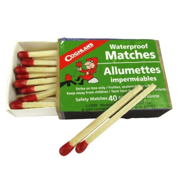 Coghlans Waterproof Matches – 10 Boxes of 40 (400 Matches) - Image 2