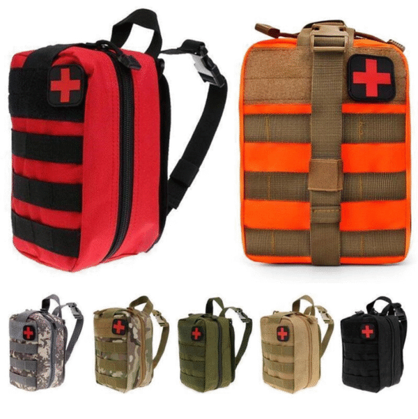 Molle Pouch/ IFAK Pouch - Medical First Aid Kit Utility Pouch ONLY - Image 10