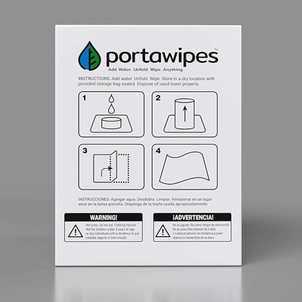 Portawipes Coin Tissues-10 Pack with case - Image 3