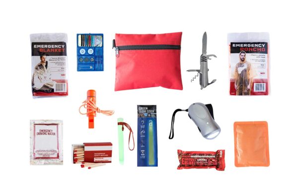 Survival Mini-Emergency Kit, Low Cost