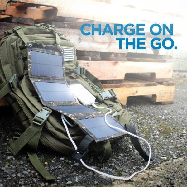 Portable 10W Solar Charger for Phones & Other USB Devices - Image 3