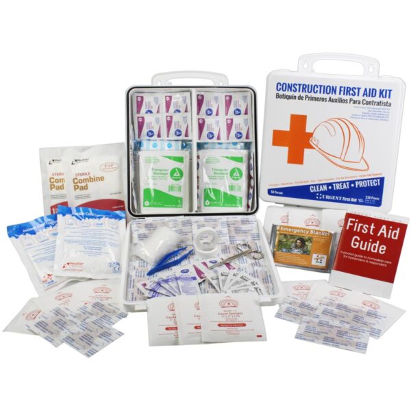 Bilingual OSHA Contractors First Aid Kit for Job Sites up to 50 People, 238 pieces - Image 4
