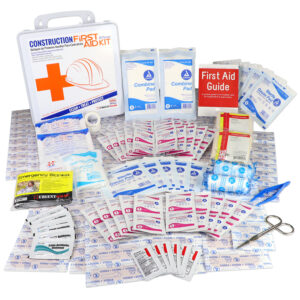Bilingual OSHA Contractors First Aid Kit for Job Sites up to 50 People, 238 pieces