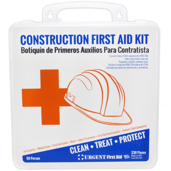 Bilingual OSHA Contractors First Aid Kit for Job Sites up to 50 People, 238 pieces - Image 7