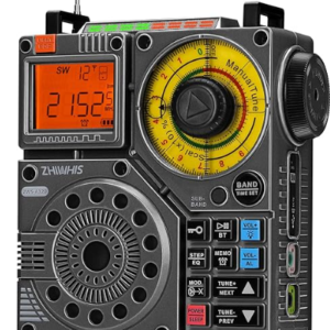 Shortwave AM FM VHF SW WB Portable Receiver Radio with Bluetooth and APP Control